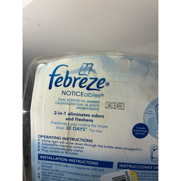 1 FEBREZE NOTICEables NIGHTLIGH Scented Oil Warmer NEW Old Stock *Box is damaged - Picture 6 of 6